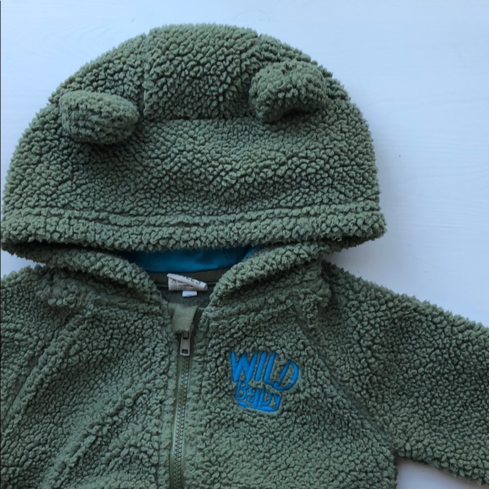 Wild Baby furry coat with ears